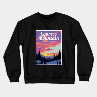 Cypress Mountain ski British Columbia Crewneck Sweatshirt